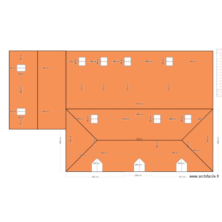 Saint Sulpice des Landes Projet. Plan de 51 pièces et 991 m2