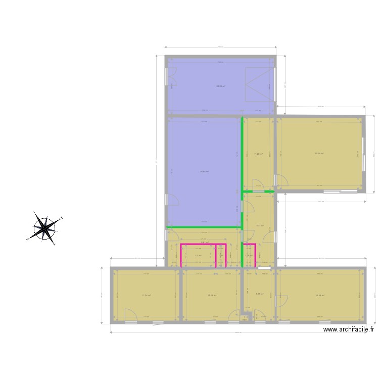 plan permis neuf. Plan de 0 pièce et 0 m2