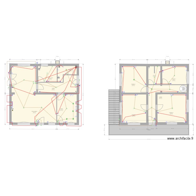 plan de maison. Plan de 0 pièce et 0 m2