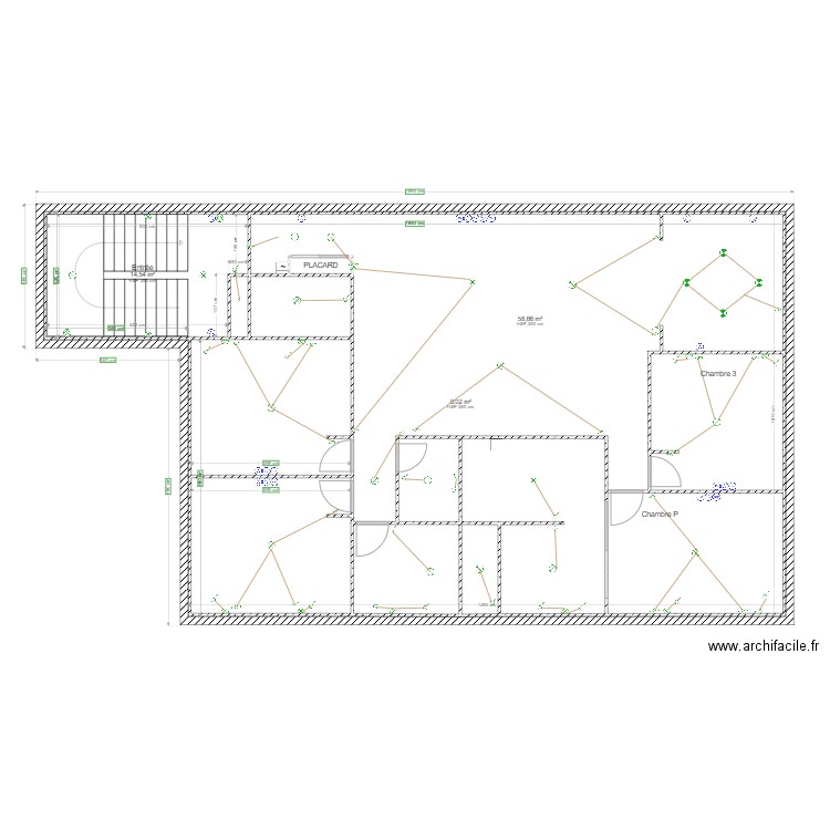 Maison Gagny electricité INTER POINT LUMINEUX. Plan de 0 pièce et 0 m2
