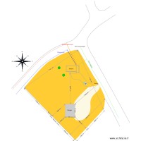 Garage plan de masse