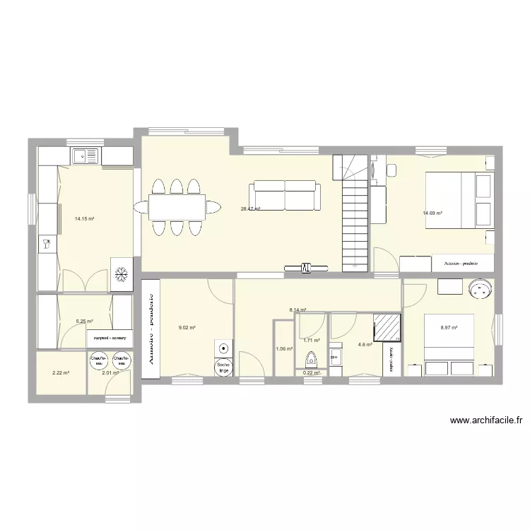 LA ROQUE SB. Plan de 