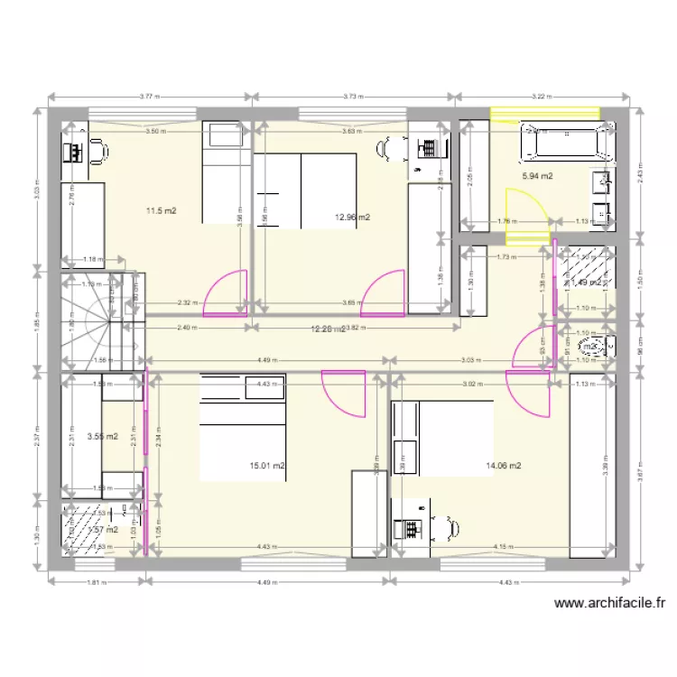 Etage rdj v1. Plan de Etage rdj v1. Plan de