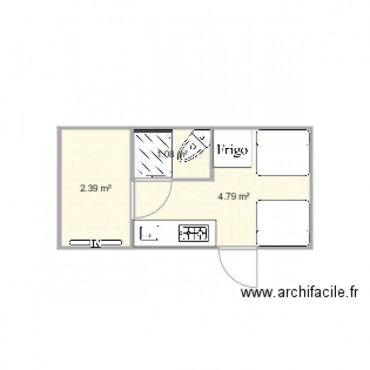 PLAN CARAVANE. Plan de 0 pièce et 0 m2