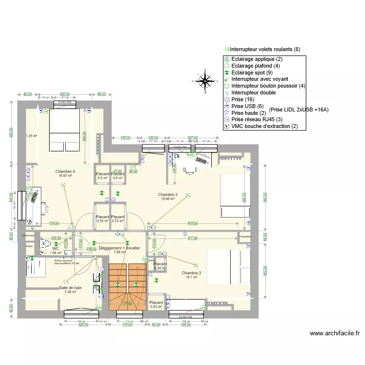 Maison Vezin R1 v12. Plan de 
