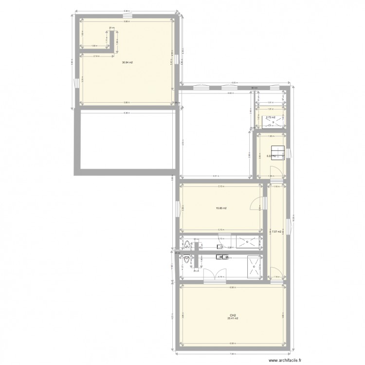 talmont  V3 etage. Plan de 0 pièce et 0 m2