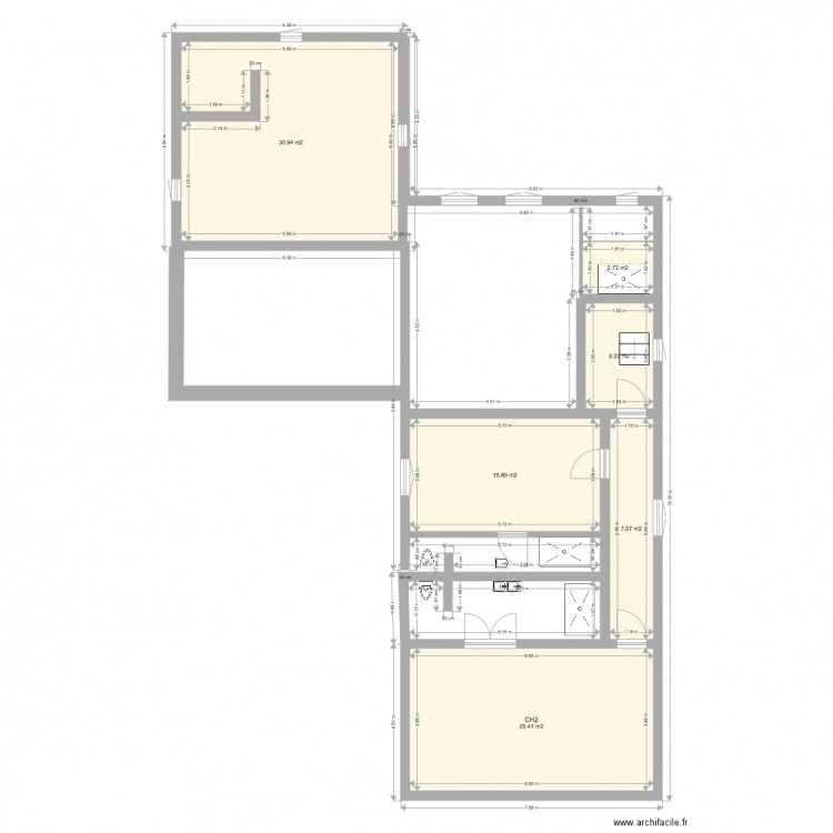 talmont  V3 etage. Plan de 0 pièce et 0 m2