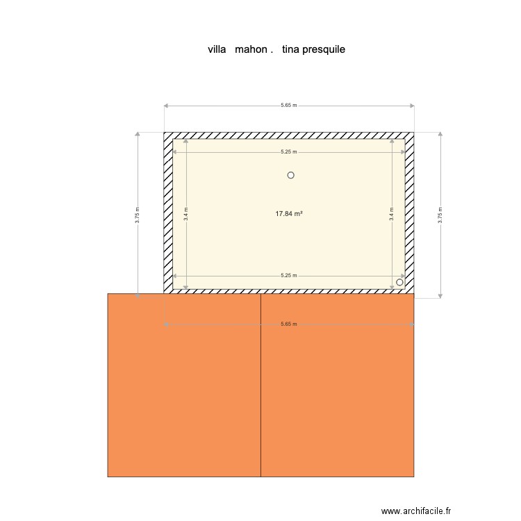 villa   mahon  refection. Plan de 0 pièce et 0 m2