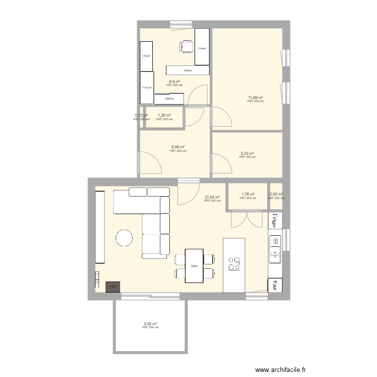 Appartement . Plan de 0 pièce et 0 m2