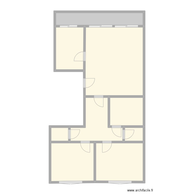 berchem sainte agathe . Plan de 9 pièces et 90 m2