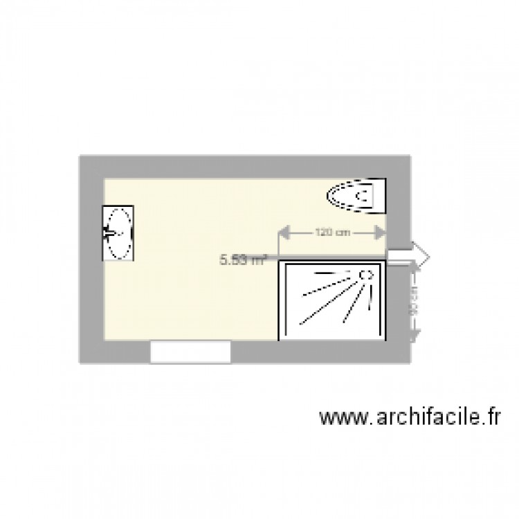 grange sdb. Plan de 0 pièce et 0 m2