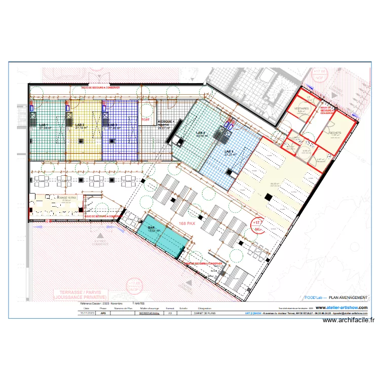 NANTES 5LAB. Plan de 