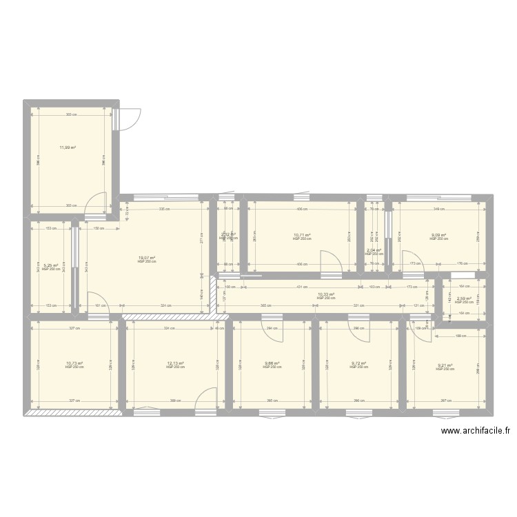 Maison Quentin Melanie 2. Plan de 14 pièces et 125 m2