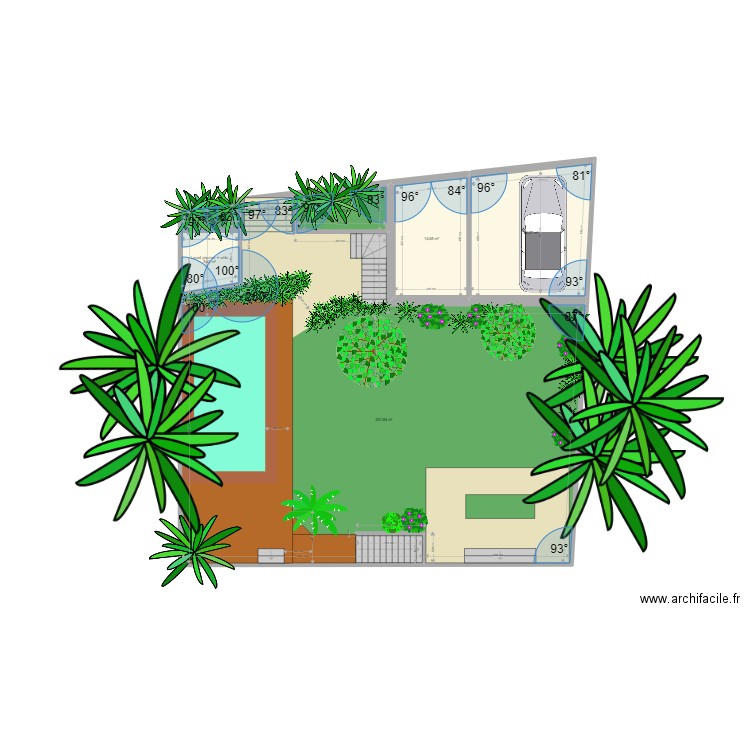Extérieurs v3. Plan de 0 pièce et 0 m2