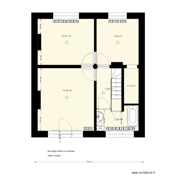 36 1er sans électricité 4 6 19. Plan de 0 pièce et 0 m2