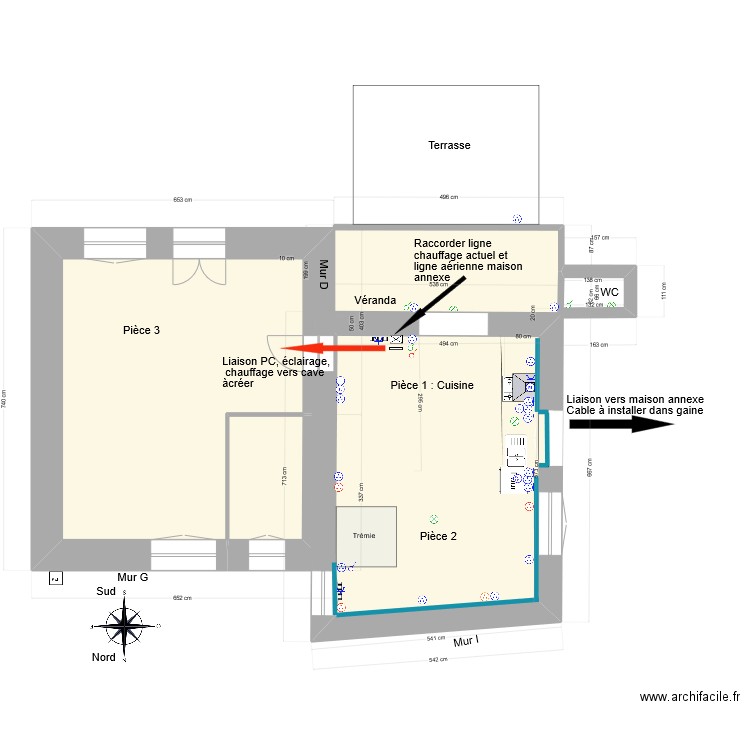 2023 03 La Croix Electricité. Plan de 0 pièce et 0 m2