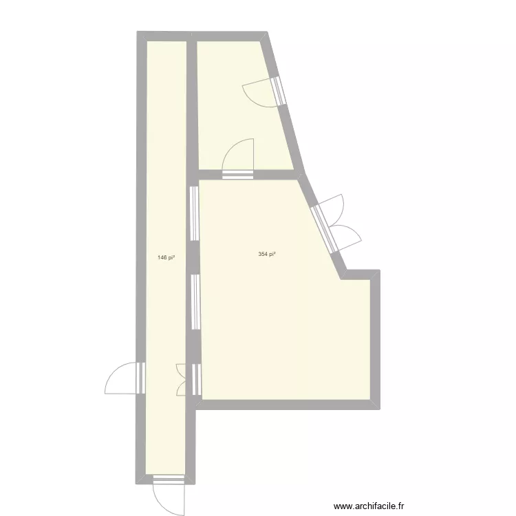Friperie- travail de session. Plan de 
