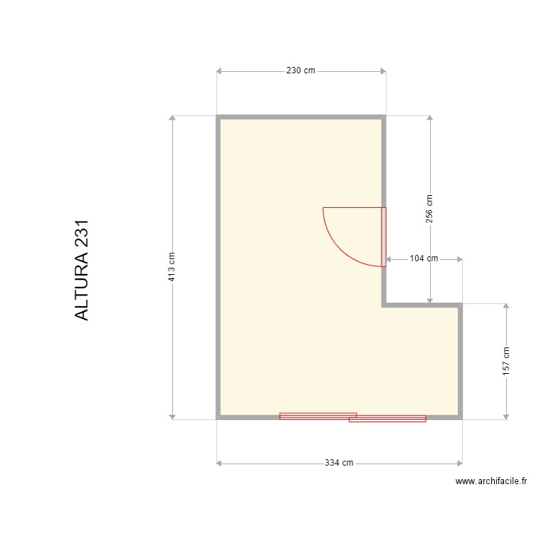 IGNACIO ESTEVE . Plan de 1 pièce et 10 m2