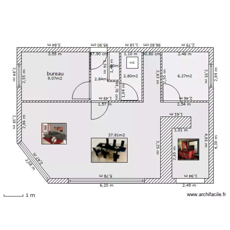 maison. Plan de maison. Plan de