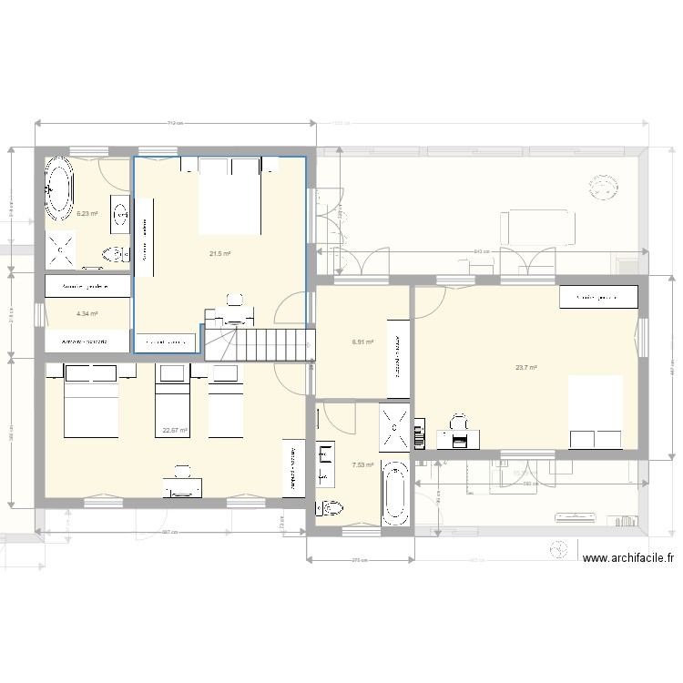 test 1. Plan de 0 pièce et 0 m2