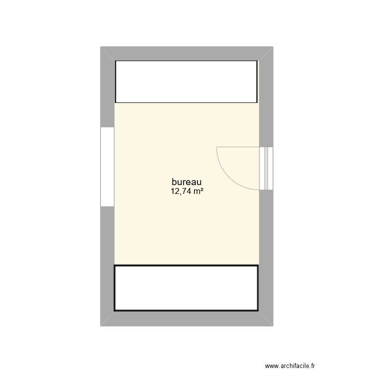 bureau rapport de stage. Plan de 0 pièce et 0 m2