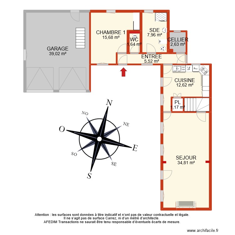 BI 9898 RDC. Plan de 0 pièce et 0 m2