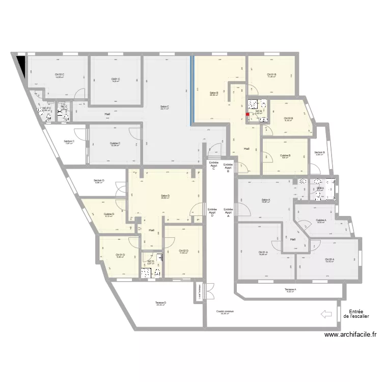 Projet El Ghazela. Plan de 