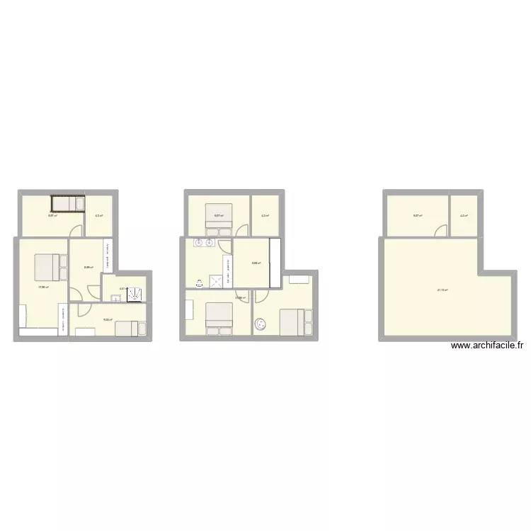 Plan2. Plan de 13 Pièces et 163 m²