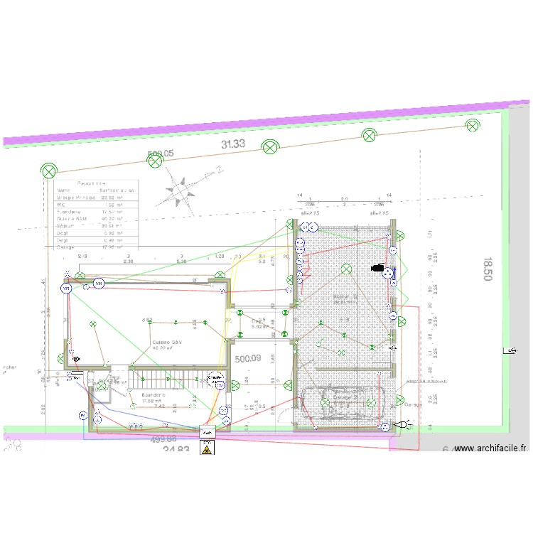 PALN ELECTRIQUE RDC v 2. Plan de 0 pièce et 0 m2