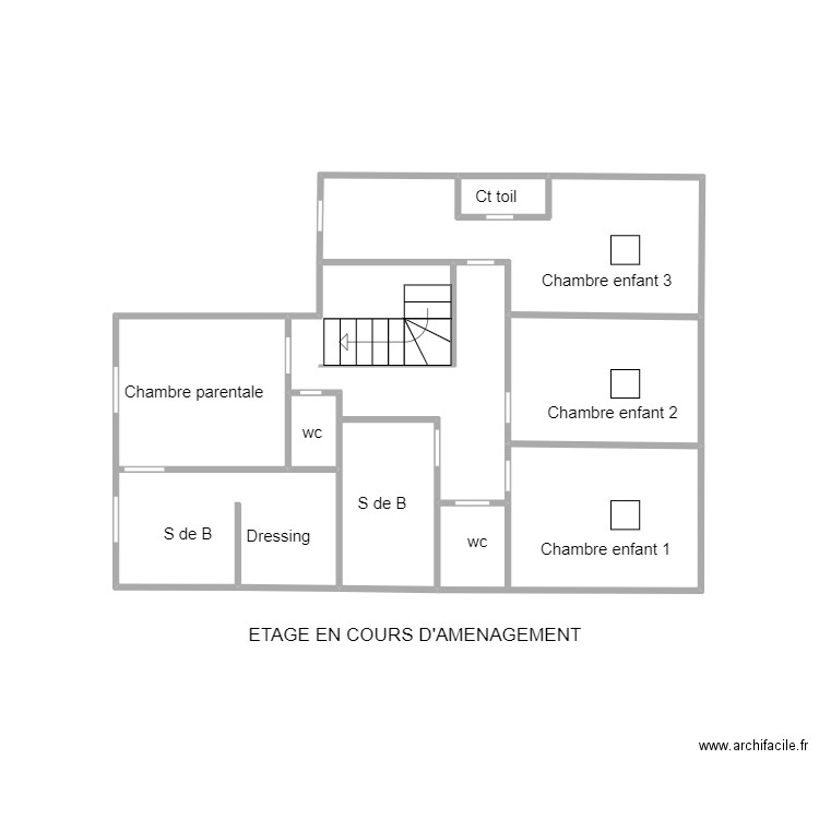 maison FROMENT. Plan de 7 pièces et 15 m2
