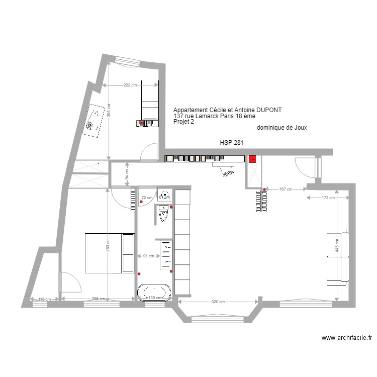 antoine et cecile D projet 2. Plan de 0 pièce et 0 m2