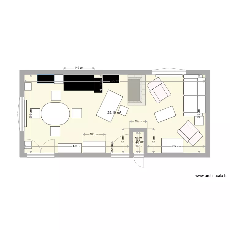 Séjour Salle à manger. Plan de Séjour Salle à manger. Plan de