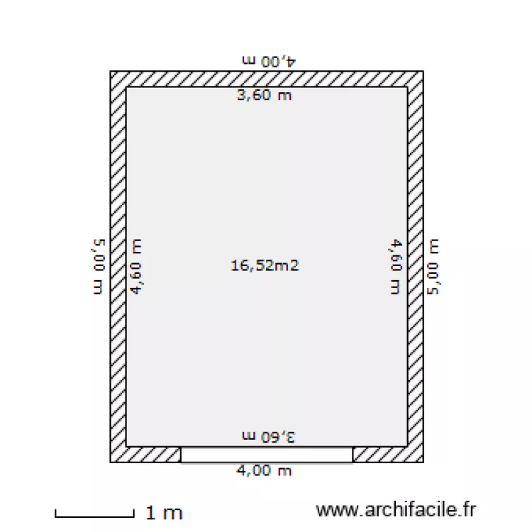 ABRI DE JARDIN/ CABROL. Plan de 