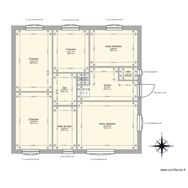 Mondher. Plan de 0 pièce et 0 m2