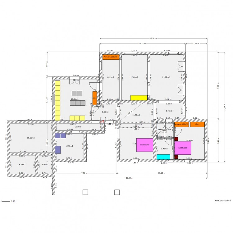 puy du roy 3 extension 1. Plan de 0 pièce et 0 m2