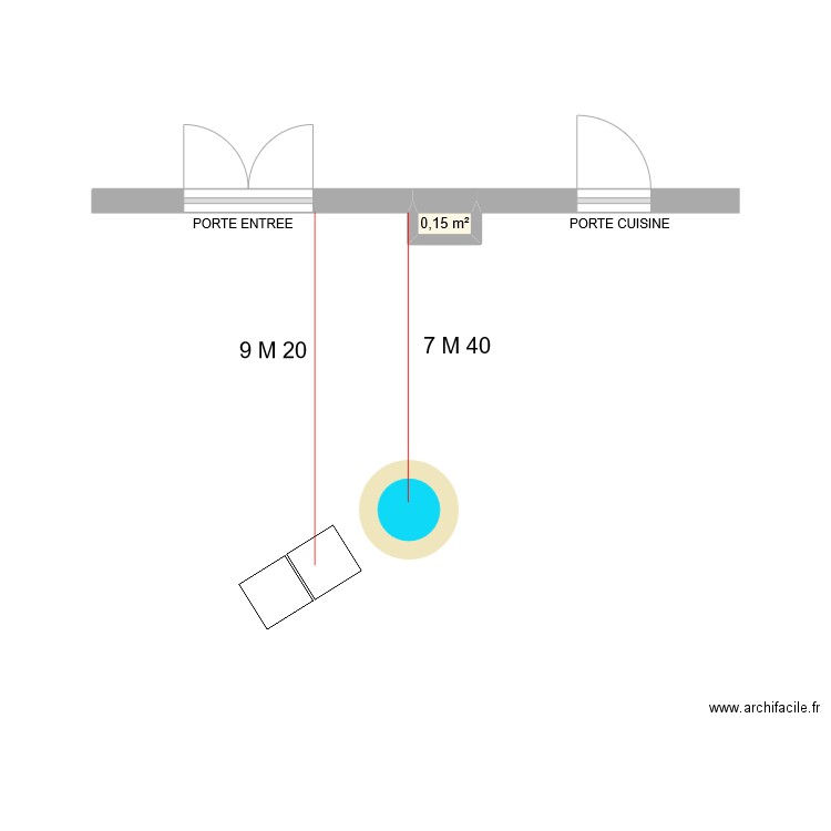 FOSSE SCEPTIQUE. Plan de 0 pièce et 0 m2