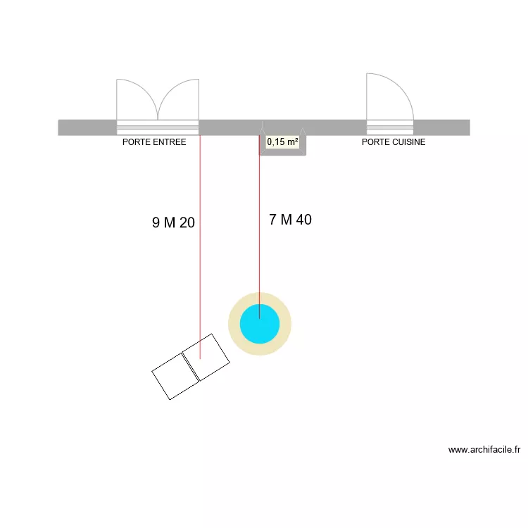 FOSSE SCEPTIQUE. Plan de 