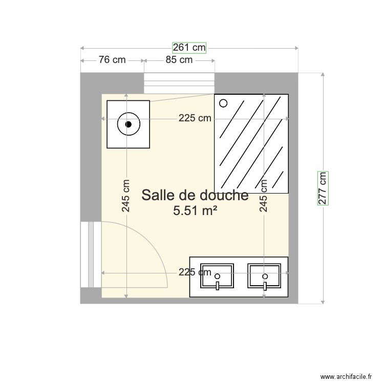 Buanderie. Plan de 0 pièce et 0 m2