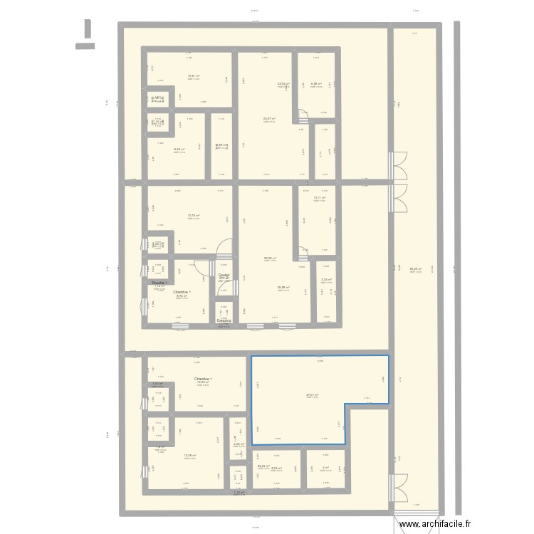 MINI VILLA 2-2. Plan de 0 pièce et 0 m2
