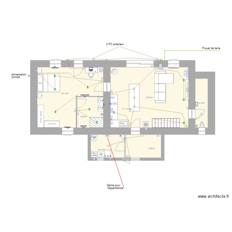 Brosseau David. Plan de 0 pièce et 0 m2