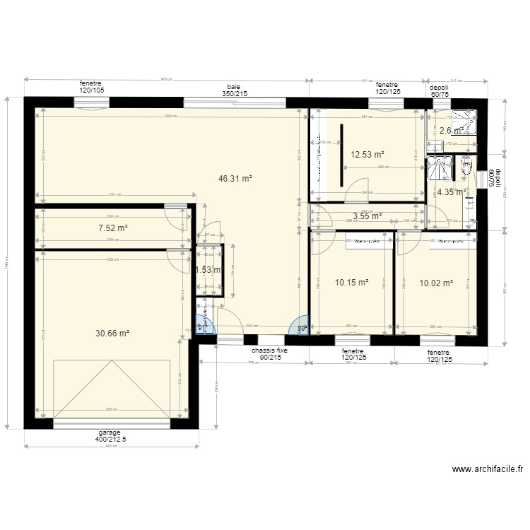 plan rocha. Plan de 0 pièce et 0 m2