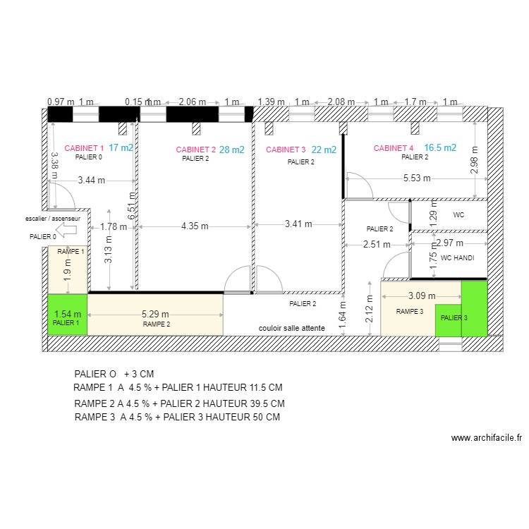 ETAGE  2  MAISON SANTE am. Plan de 0 pièce et 0 m2