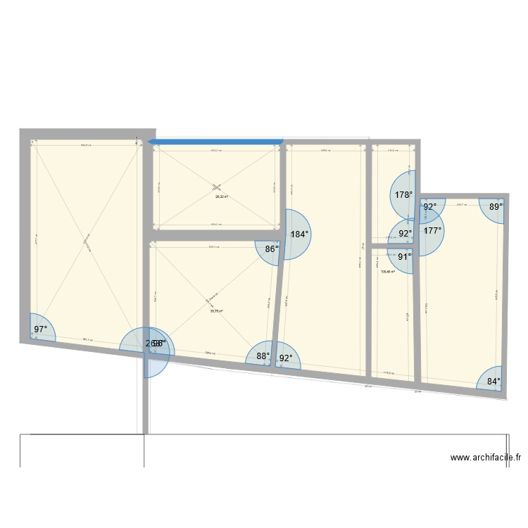 plan issu dxf sylviane 2. Plan de 0 pièce et 0 m2