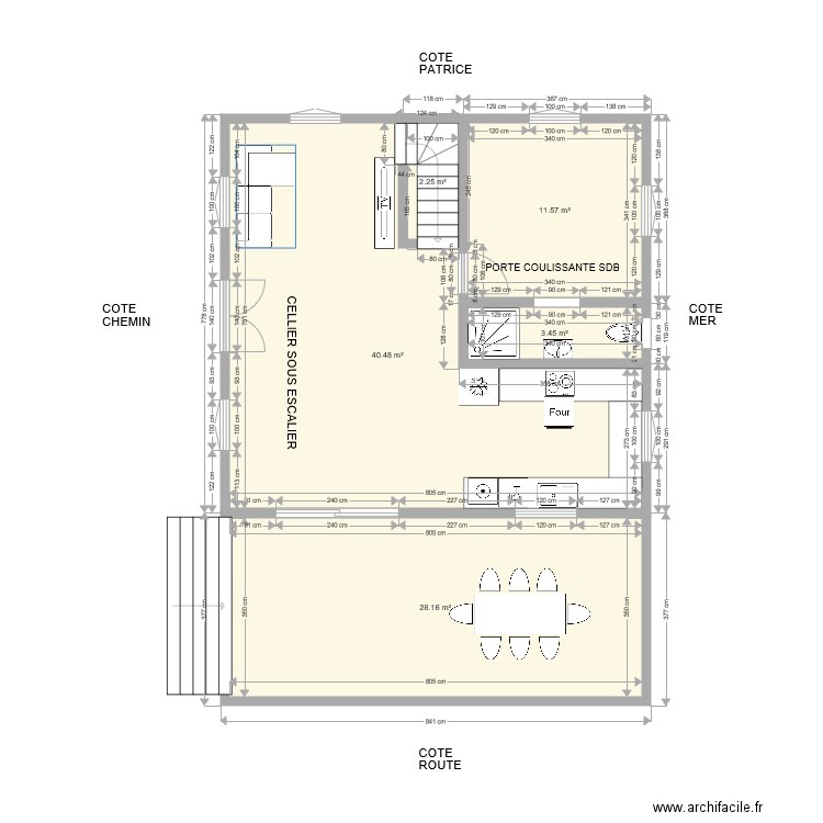 voilà. Plan de 0 pièce et 0 m2