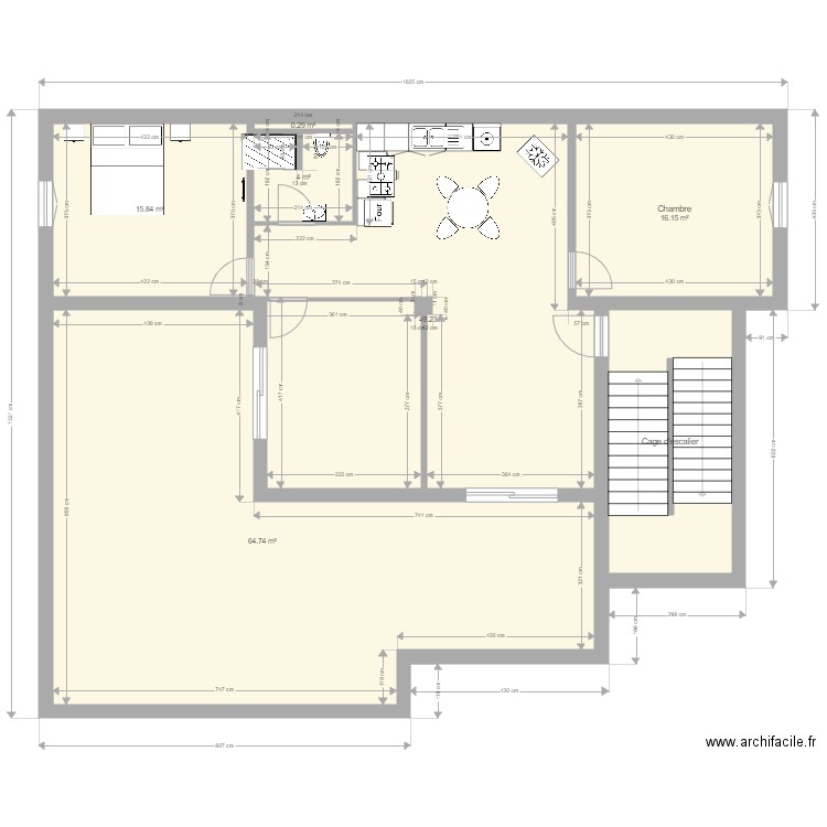 Planc Maison Douera 02. Plan de 0 pièce et 0 m2