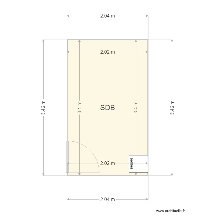 FICKLINGER. Plan de 0 pièce et 0 m2