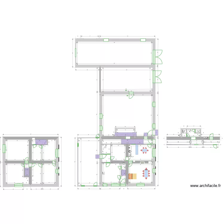 Ozi&egrave;re. Plan de 