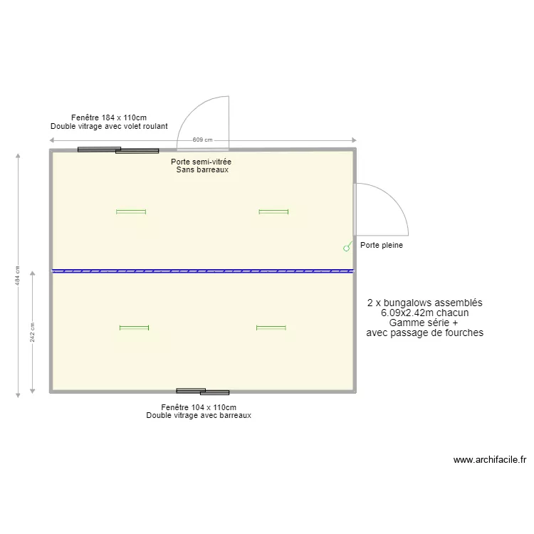 PROJET GAEC MINIVAL NEUF. Plan de 