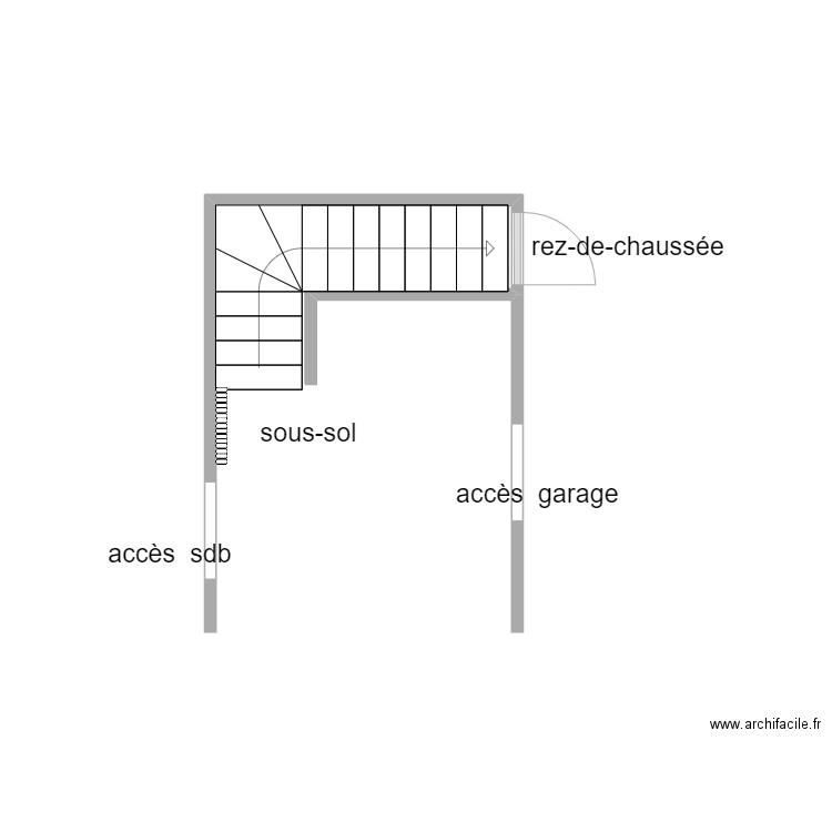 plan escalier montibert. Plan de 0 pièce et 0 m2