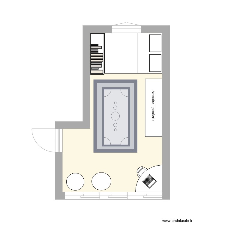 Chambre de reve. Plan de 0 pièce et 0 m2